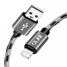 Load image into Gallery viewer, 10-Foot Nylon Braided Lightning Cable