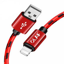 Load image into Gallery viewer, 10-Foot Nylon Braided Lightning Cable
