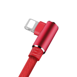 90-Degree Lightning Cable, 3 or 10 Feet